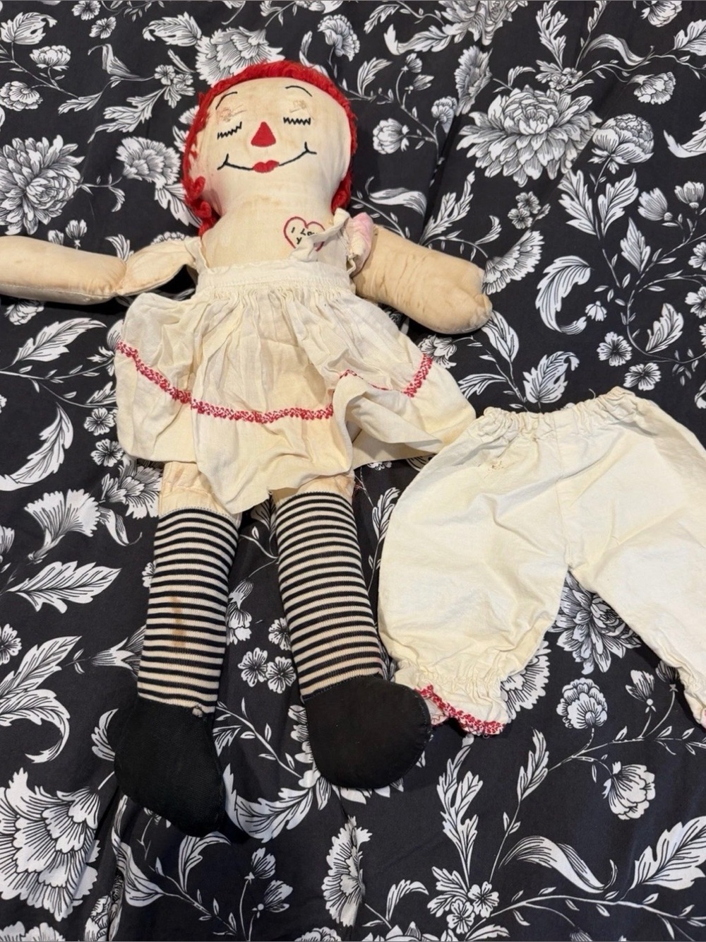 Vintage Antique Rare Raggedy Ann 24 Inch Doll